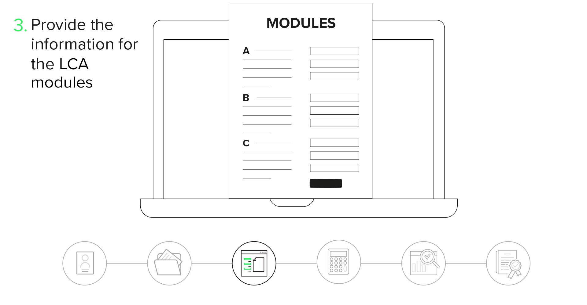 provide information for the LCA module